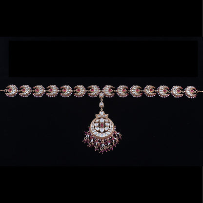 Chand Styled Kundan Mathapati