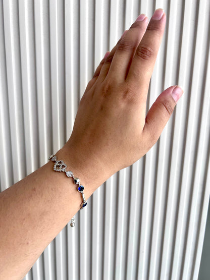 Sparkling Heart Bracelet