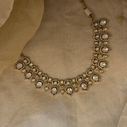 Nayantara Moissanite Necklace Set