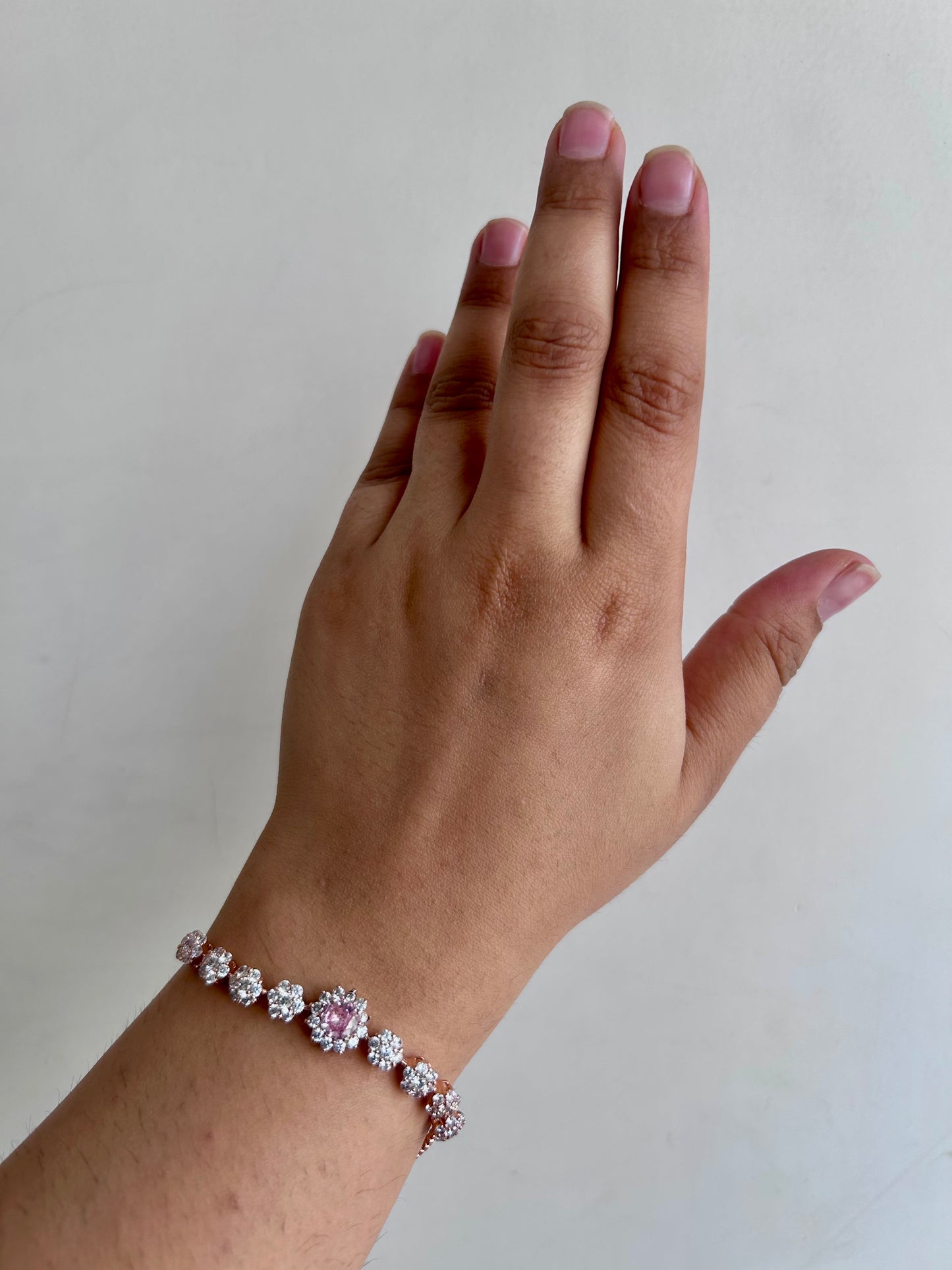 Zenia diamond studded bracelet