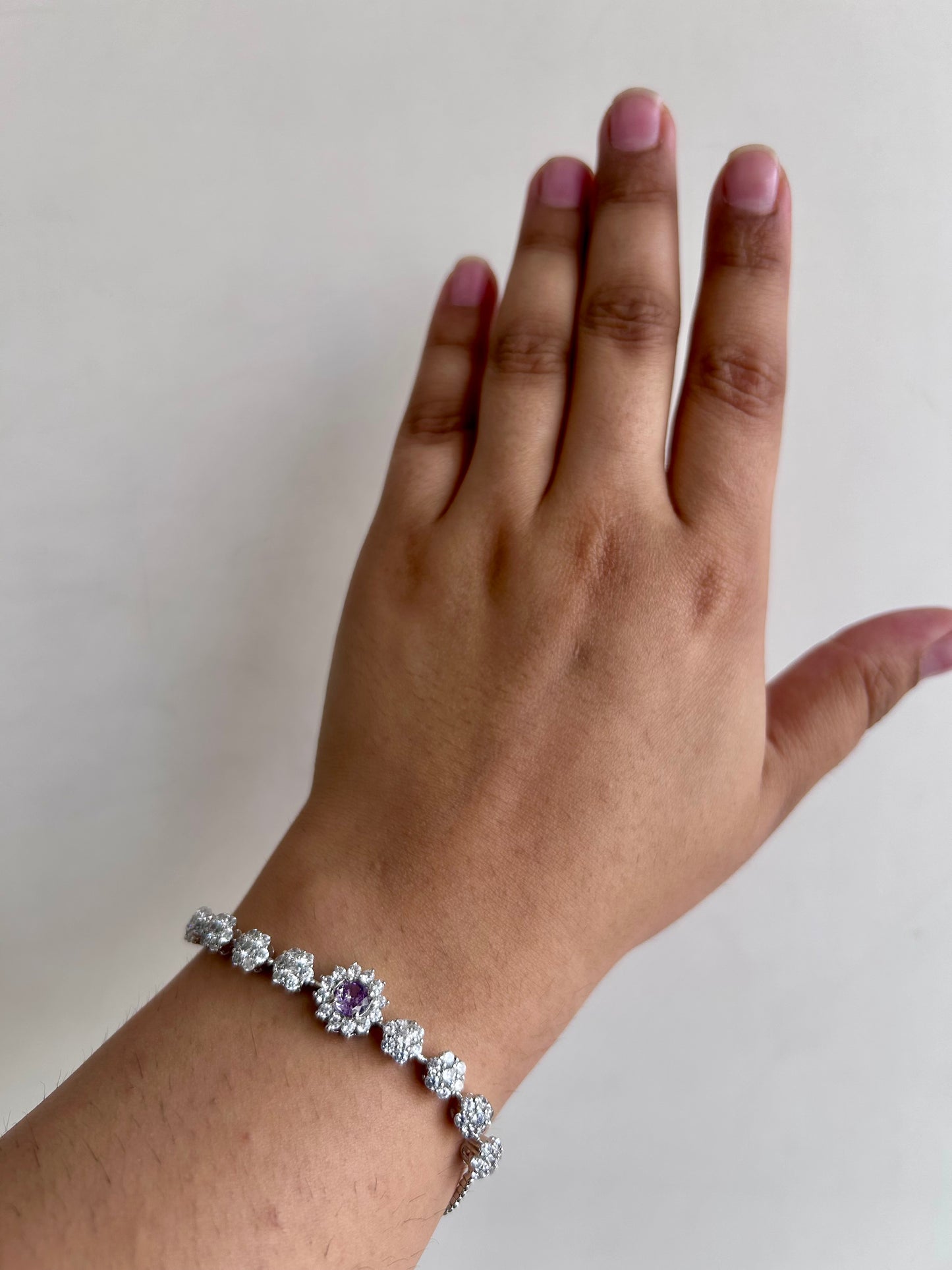 Zenia diamond studded bracelet