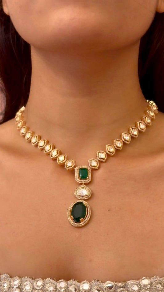 Aayat Drop Necklace Set