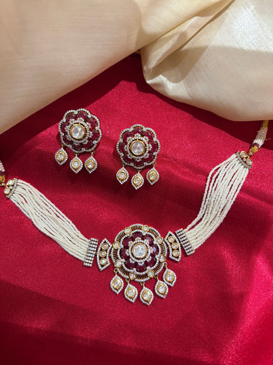 Blossom Choker Necklace Set