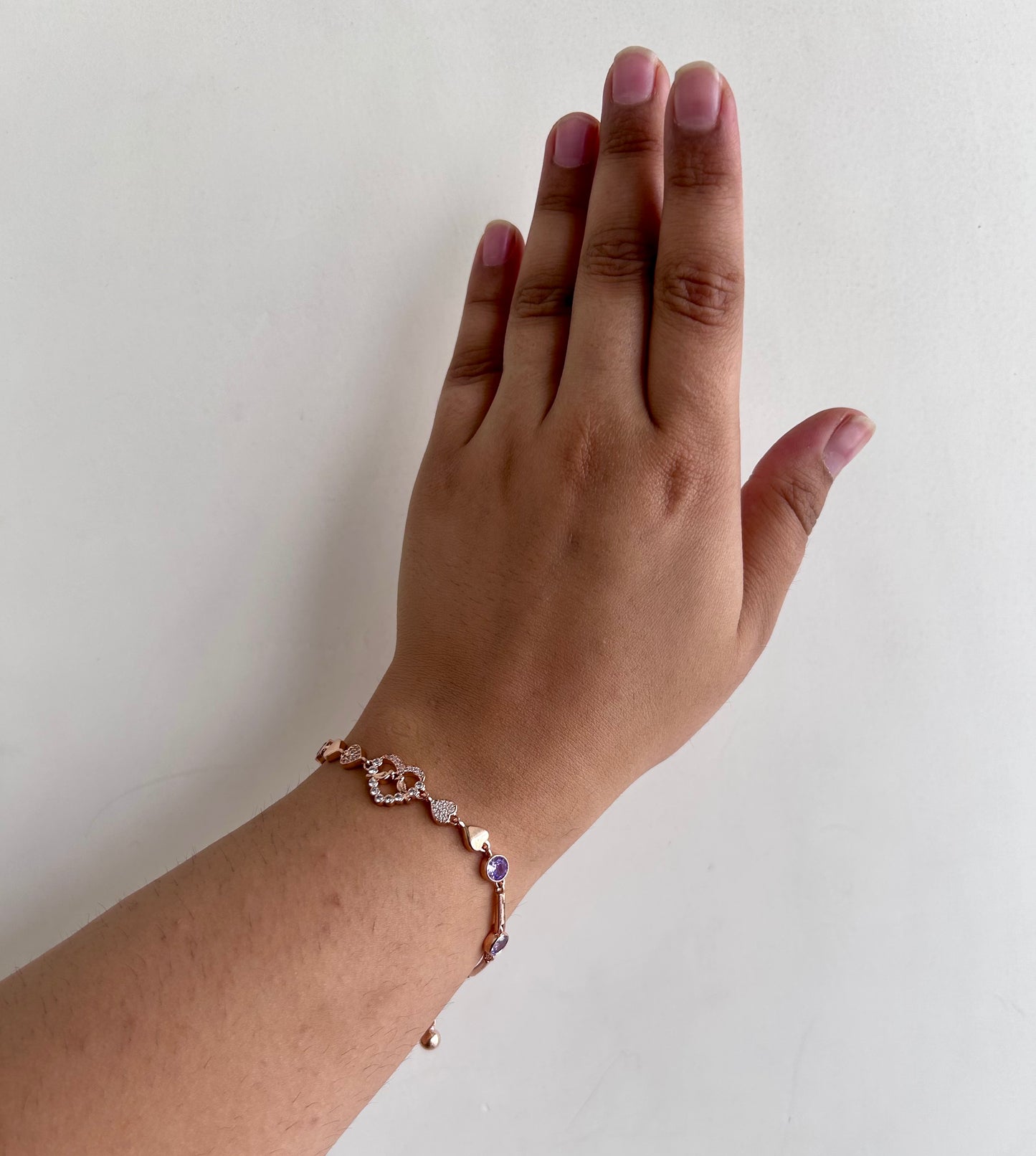 Sparkling Heart Bracelet