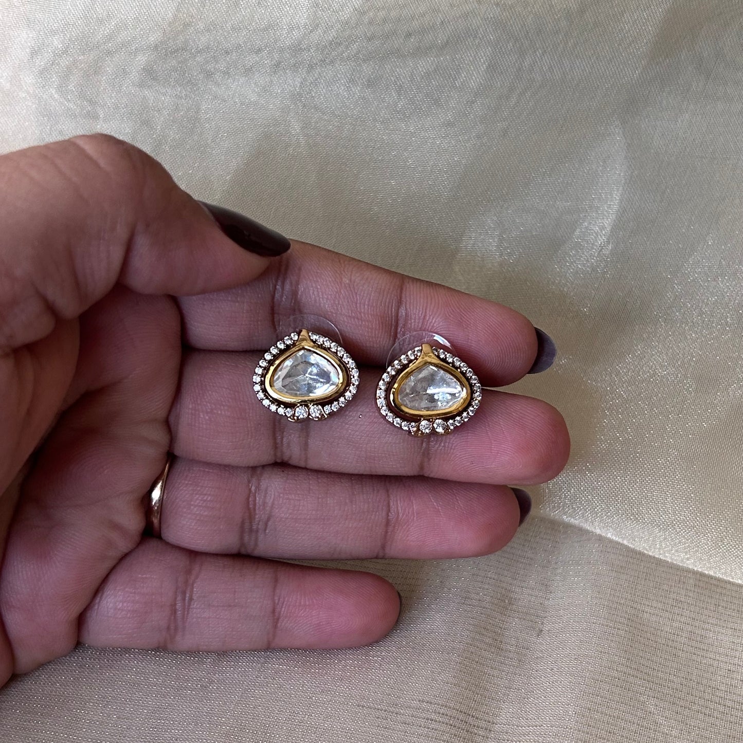Sahira Drops Studs Earrings