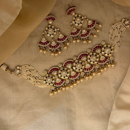 Ruhani Choker Necklace Set