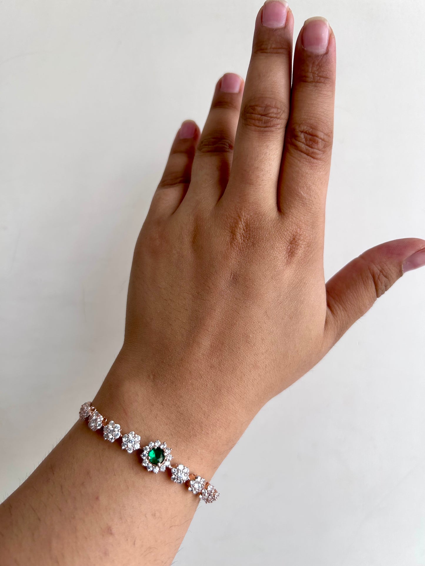 Zenia diamond studded bracelet