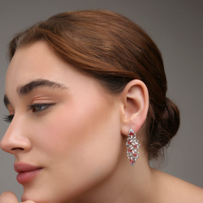Orchid Drop Earrings