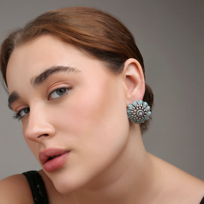 Mint Mandala Earrings