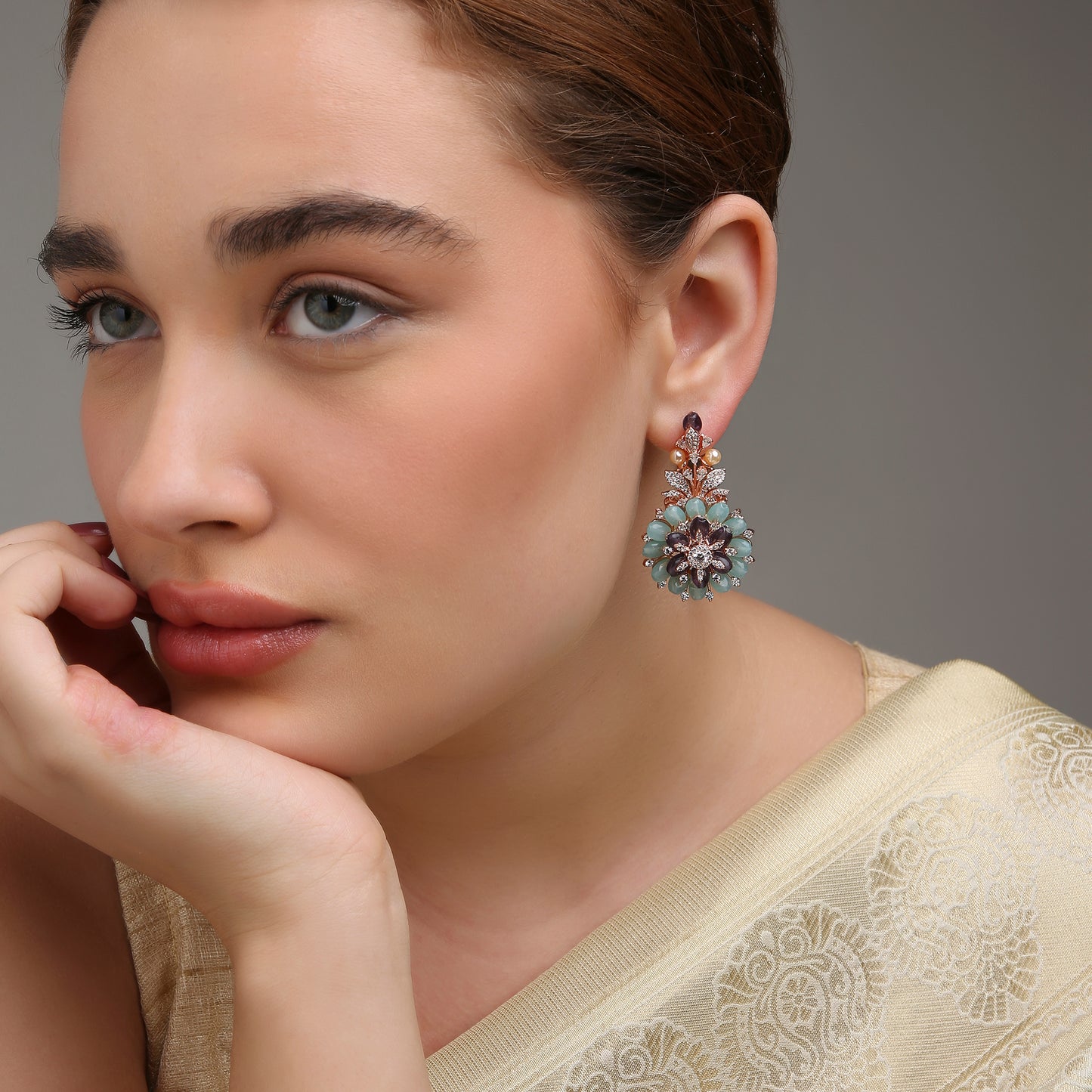 Crystal Bloom Earrings