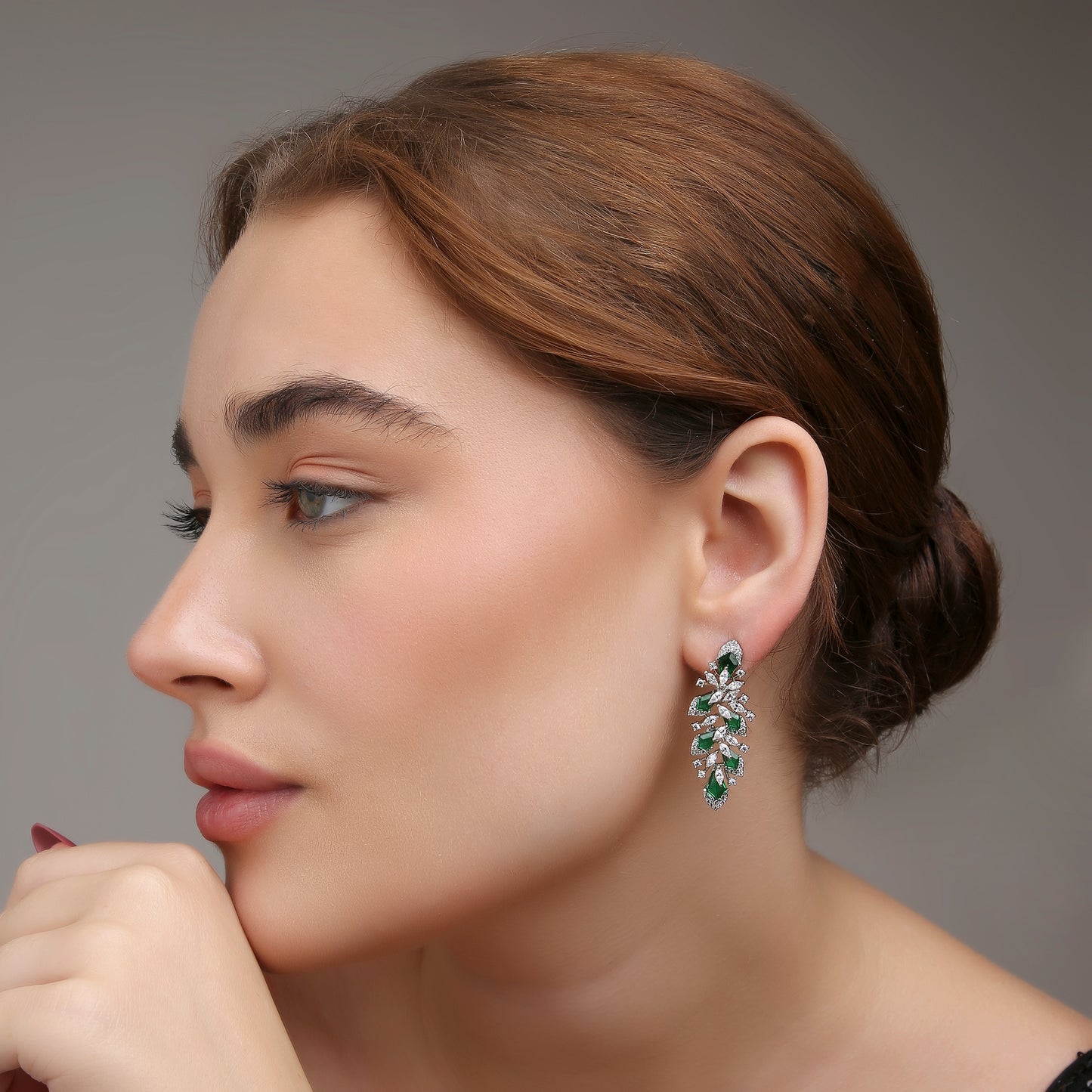 Orchid Drop Earrings
