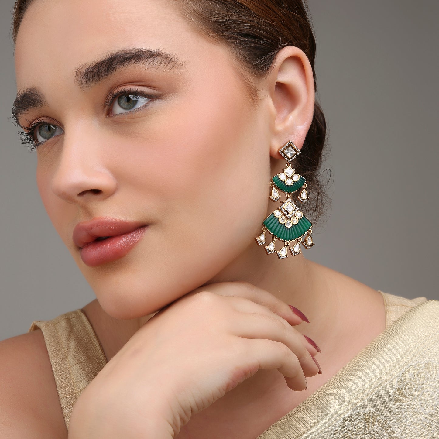 Pankh Polki Earrings