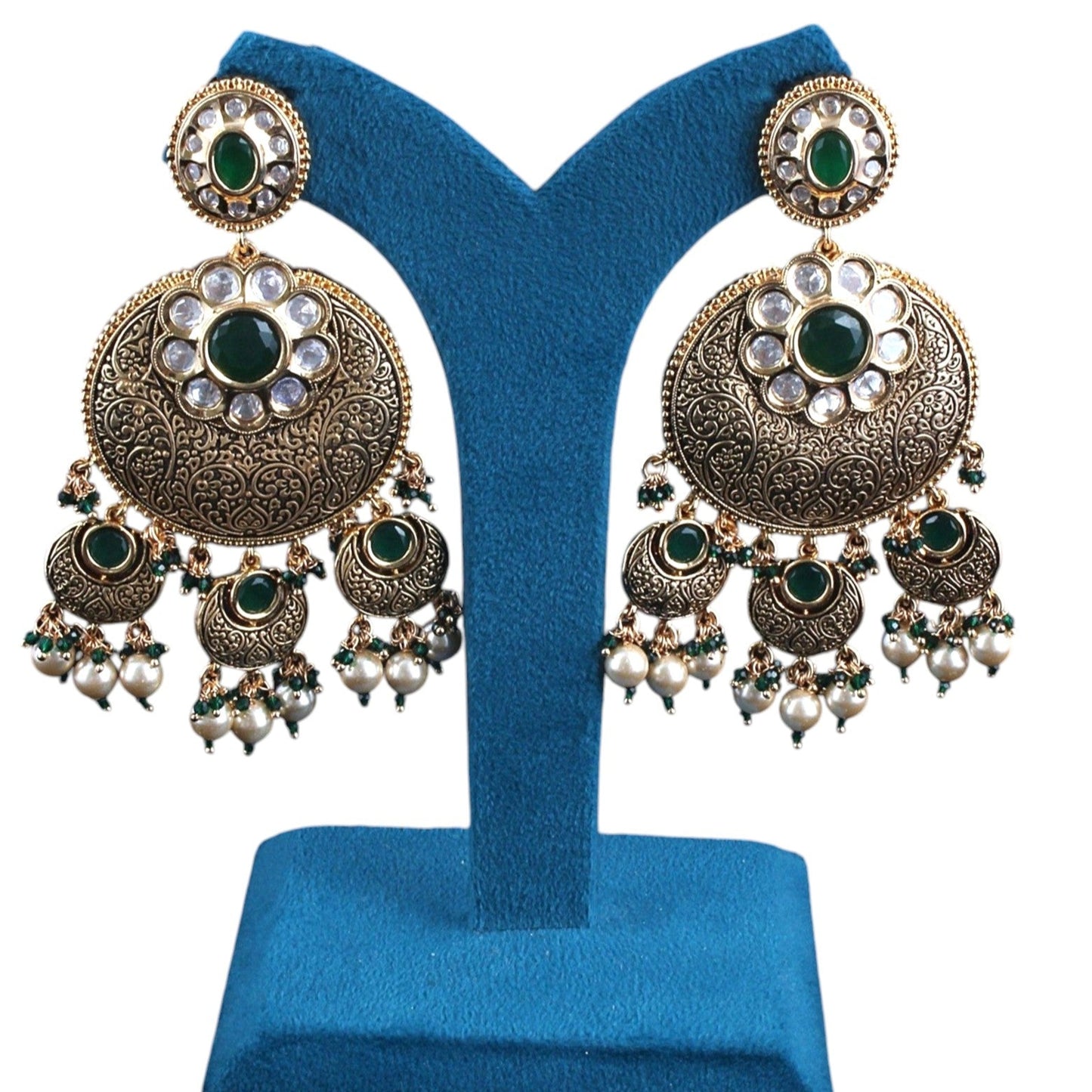 Antique Chandbali Earrings