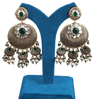 Antique Chandbali Earrings