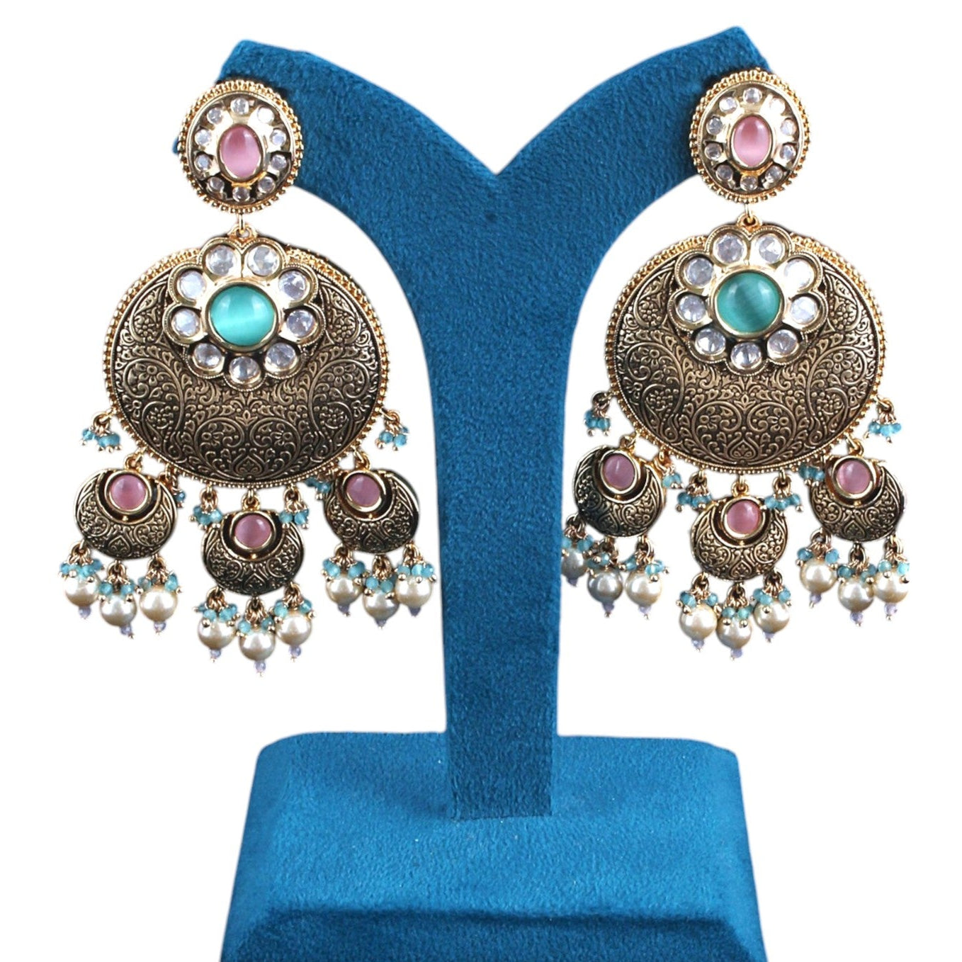 Antique Chandbali Earrings