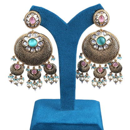Antique Chandbali Earrings
