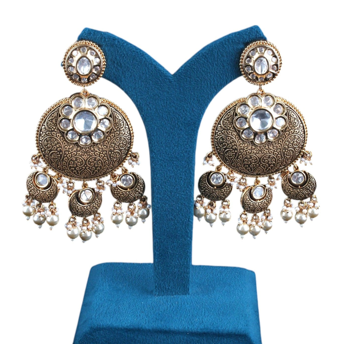 Antique Chandbali Earrings
