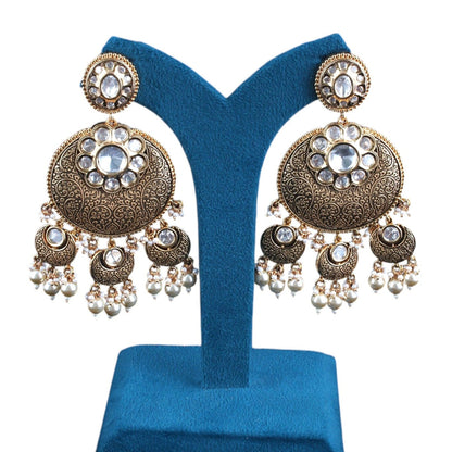 Antique Chandbali Earrings