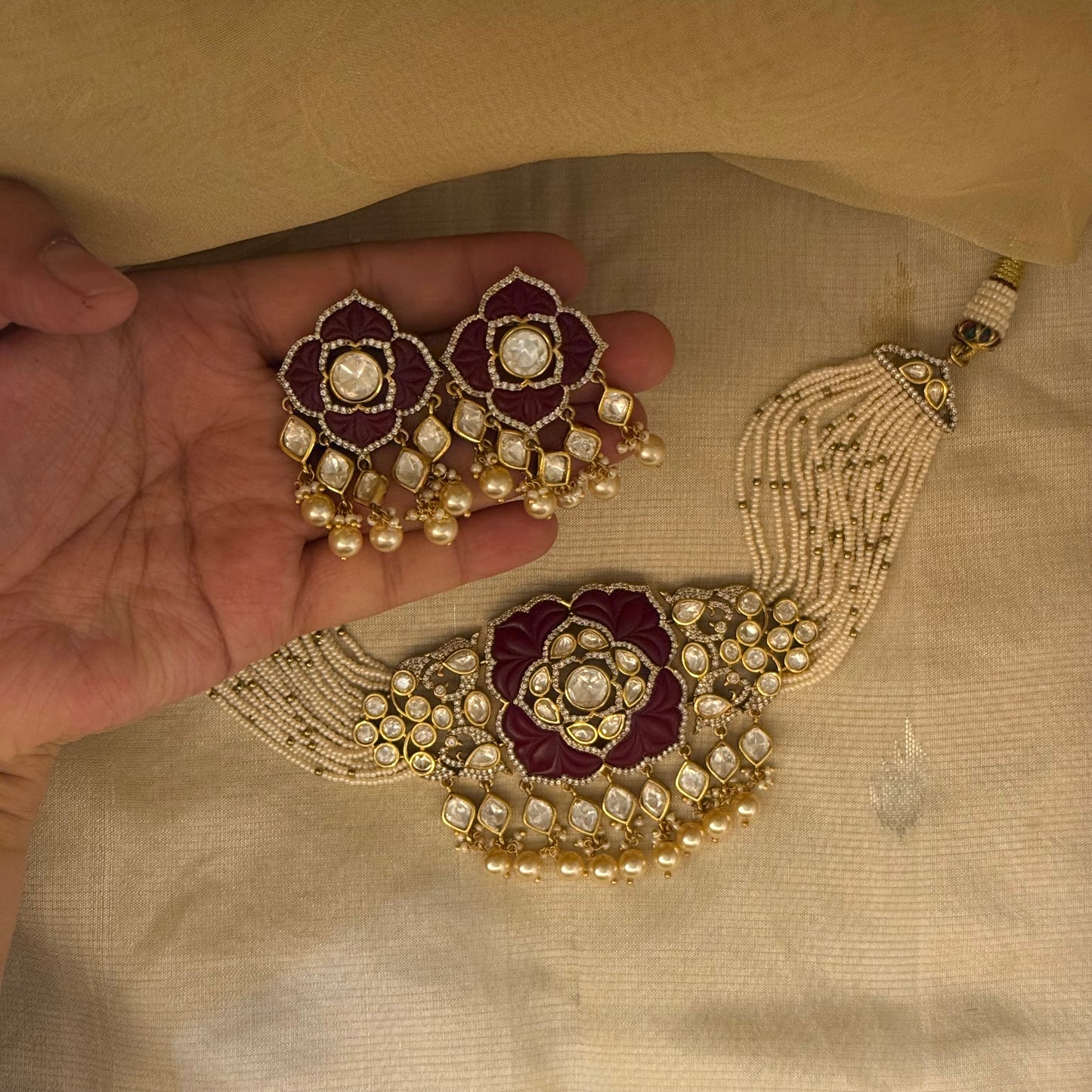 Rosara Choker Necklace Set