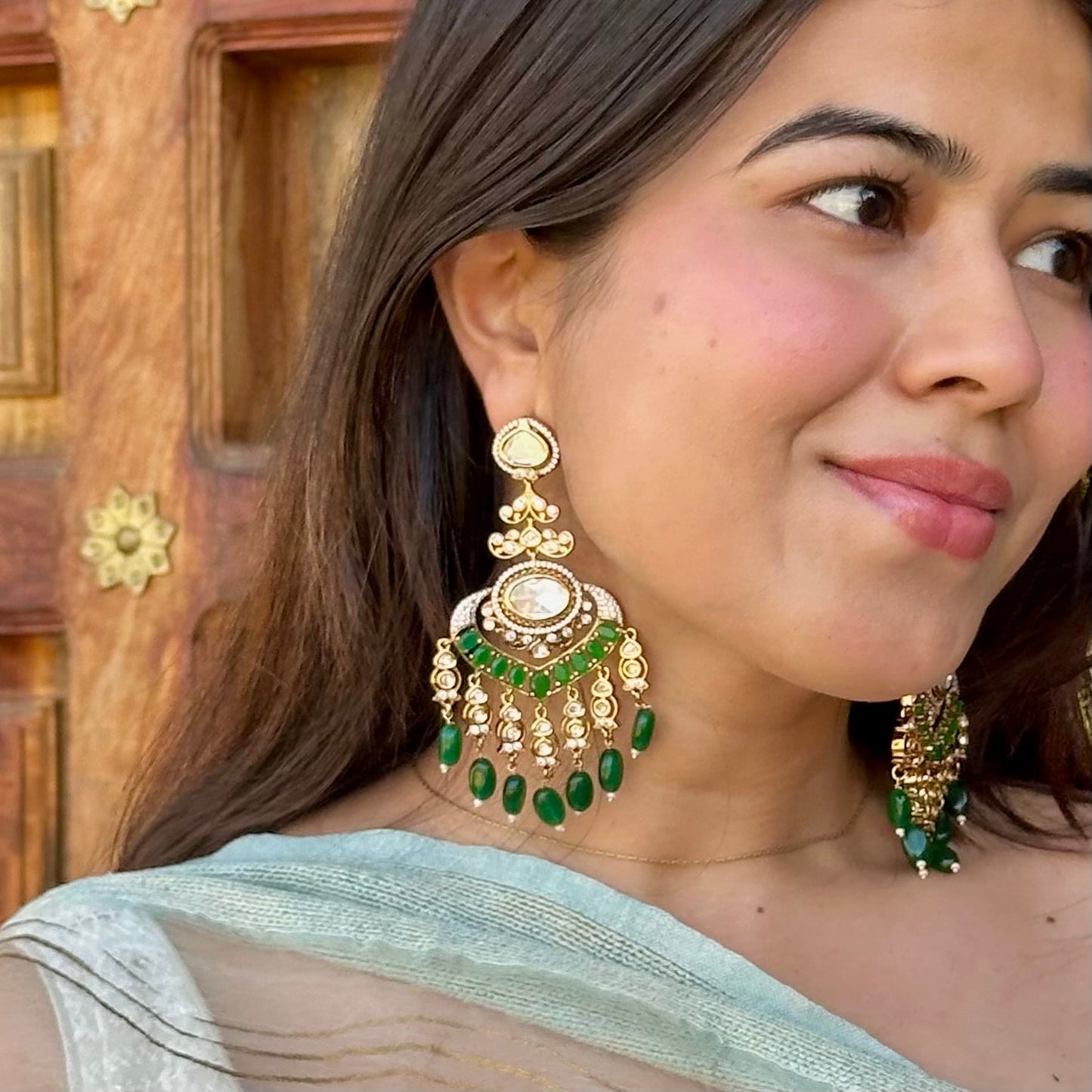 Chaand Kiran Chandbali Earrings