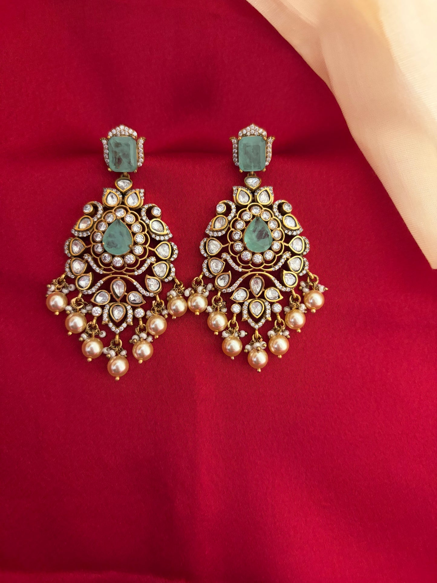 Reema Aqua Earrings