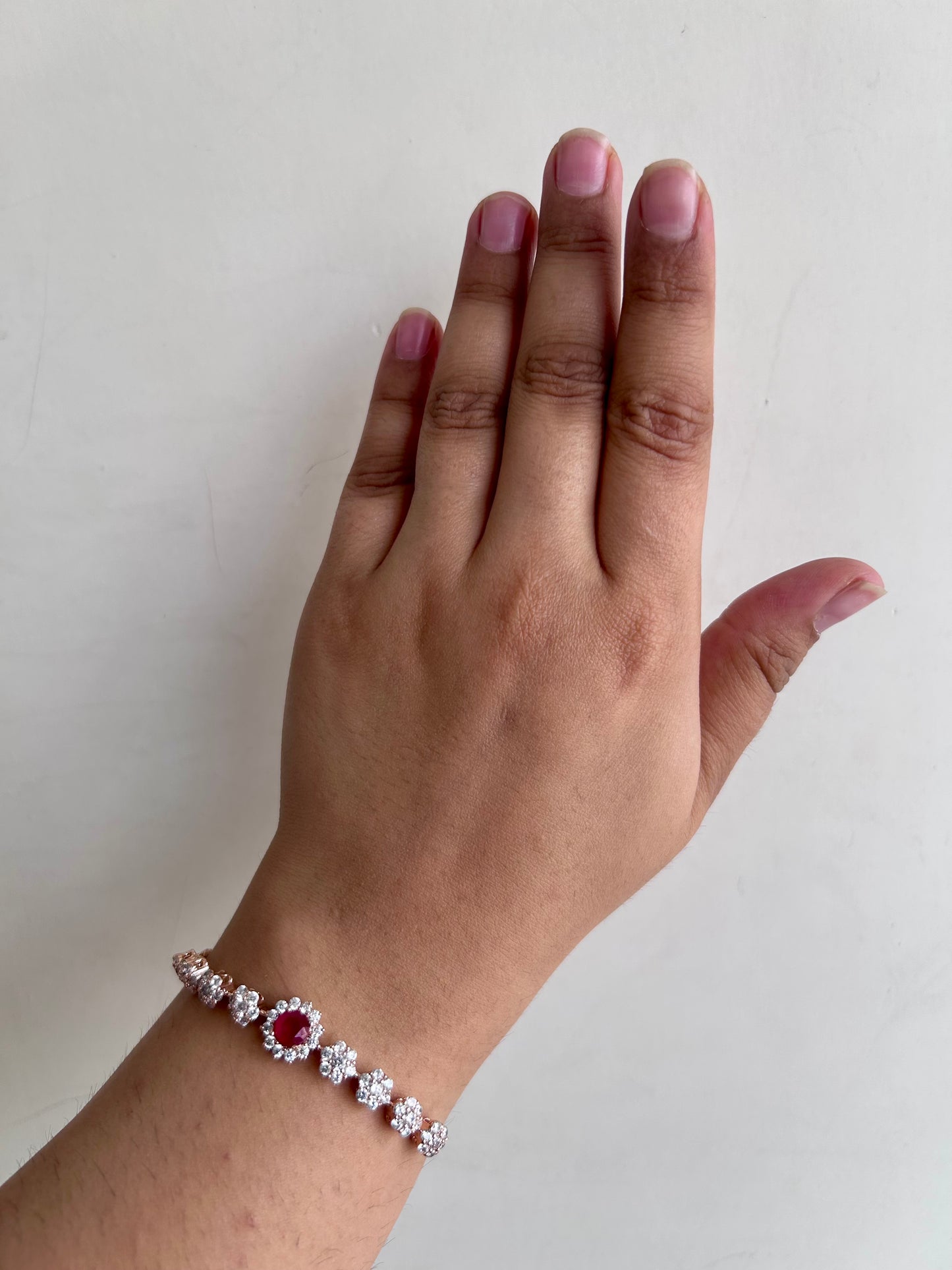 Zenia diamond studded bracelet