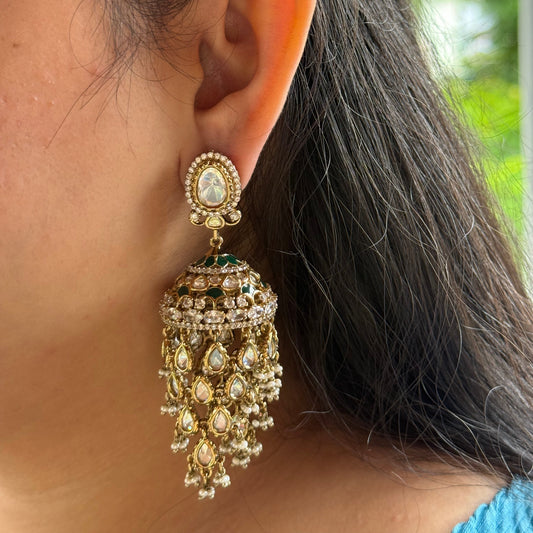 Aafreen Layered Drop Earrings