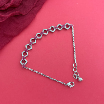 Silver Twinkle Tangle Bracelet