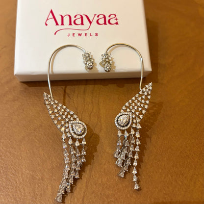 Dewdrop Dangling Earcuffs