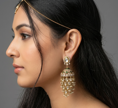 Aafreen Layered Drop Earrings