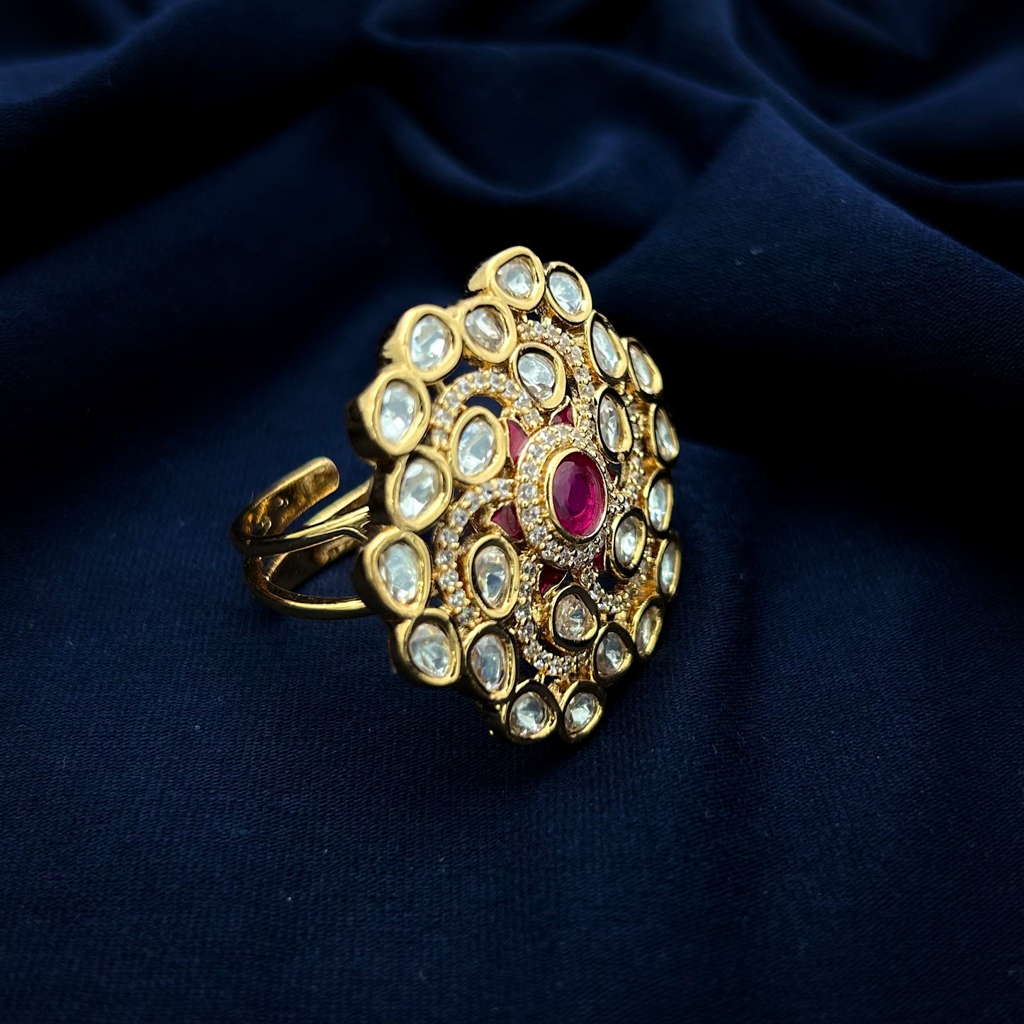 Surya Kundan Ring