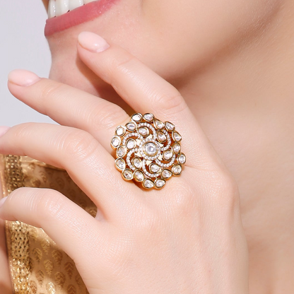 Surya Kundan Ring