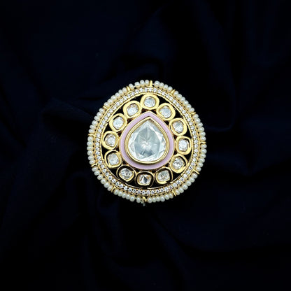 Aakar Kundan Ring