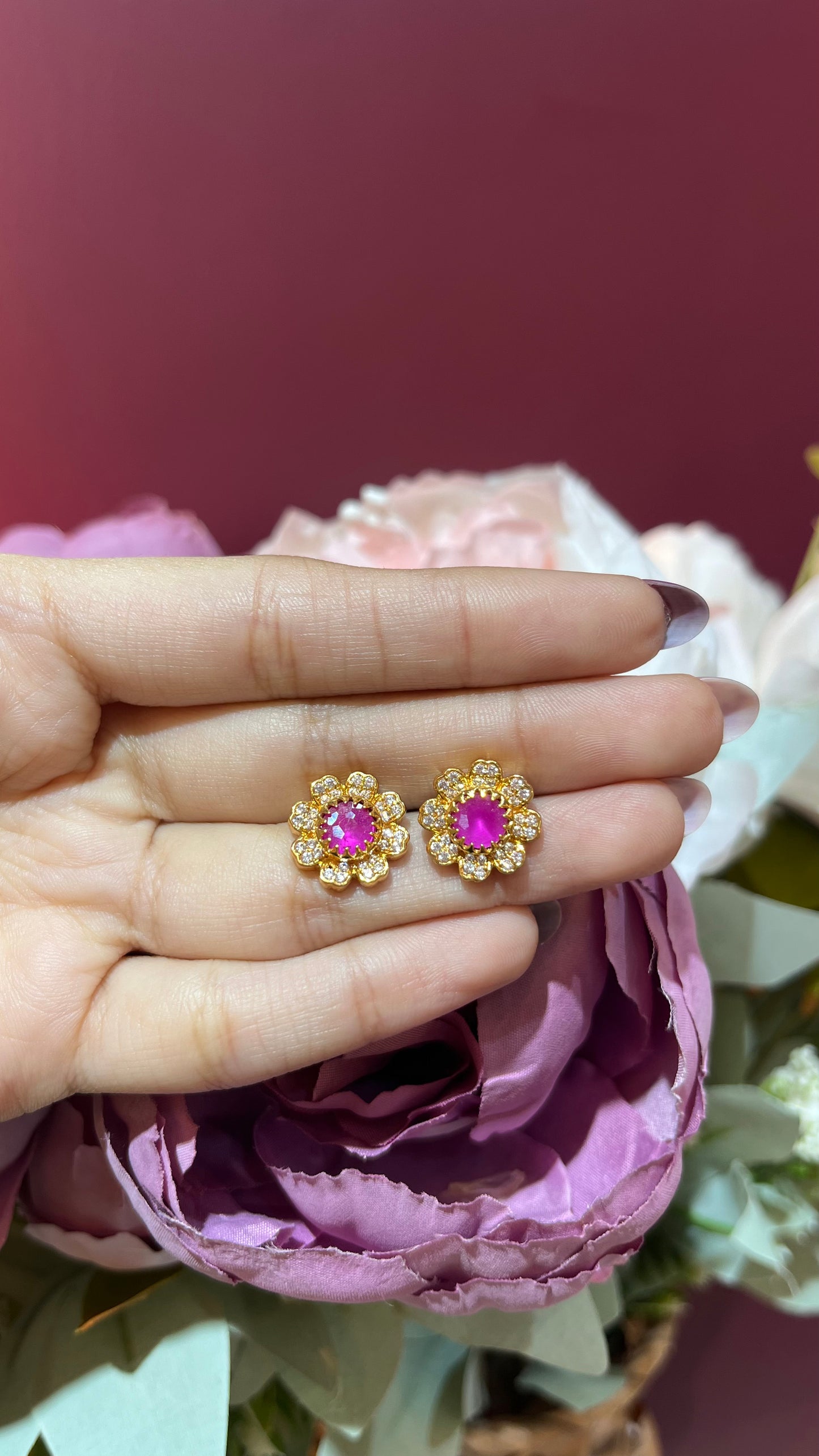 Floral Studs