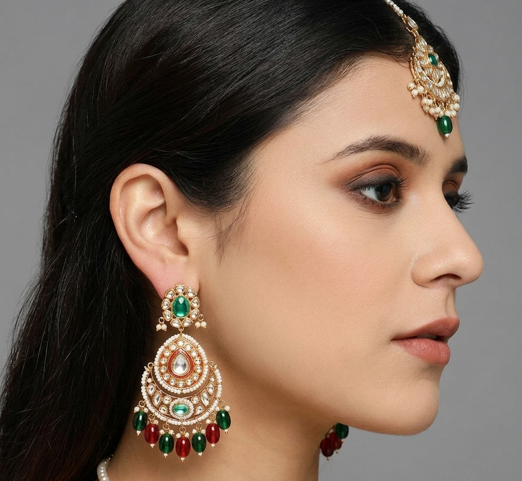 Vriddhi Chandbali Earrings