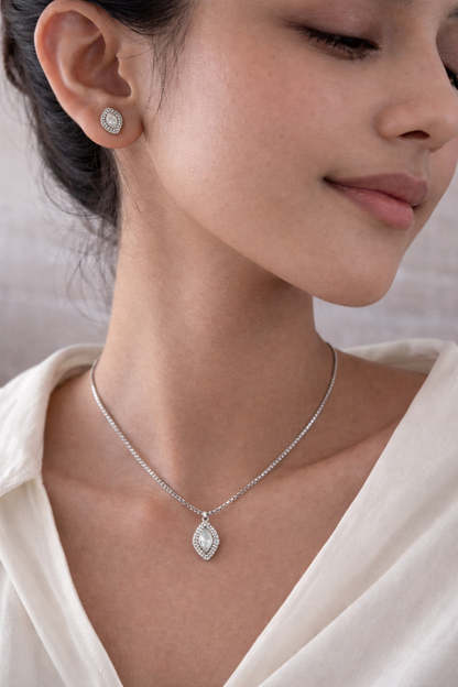 Luna Dewdrop Pendant Set