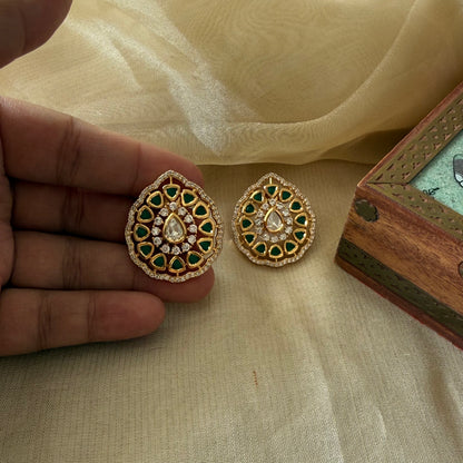 Velvet Veridian Studs