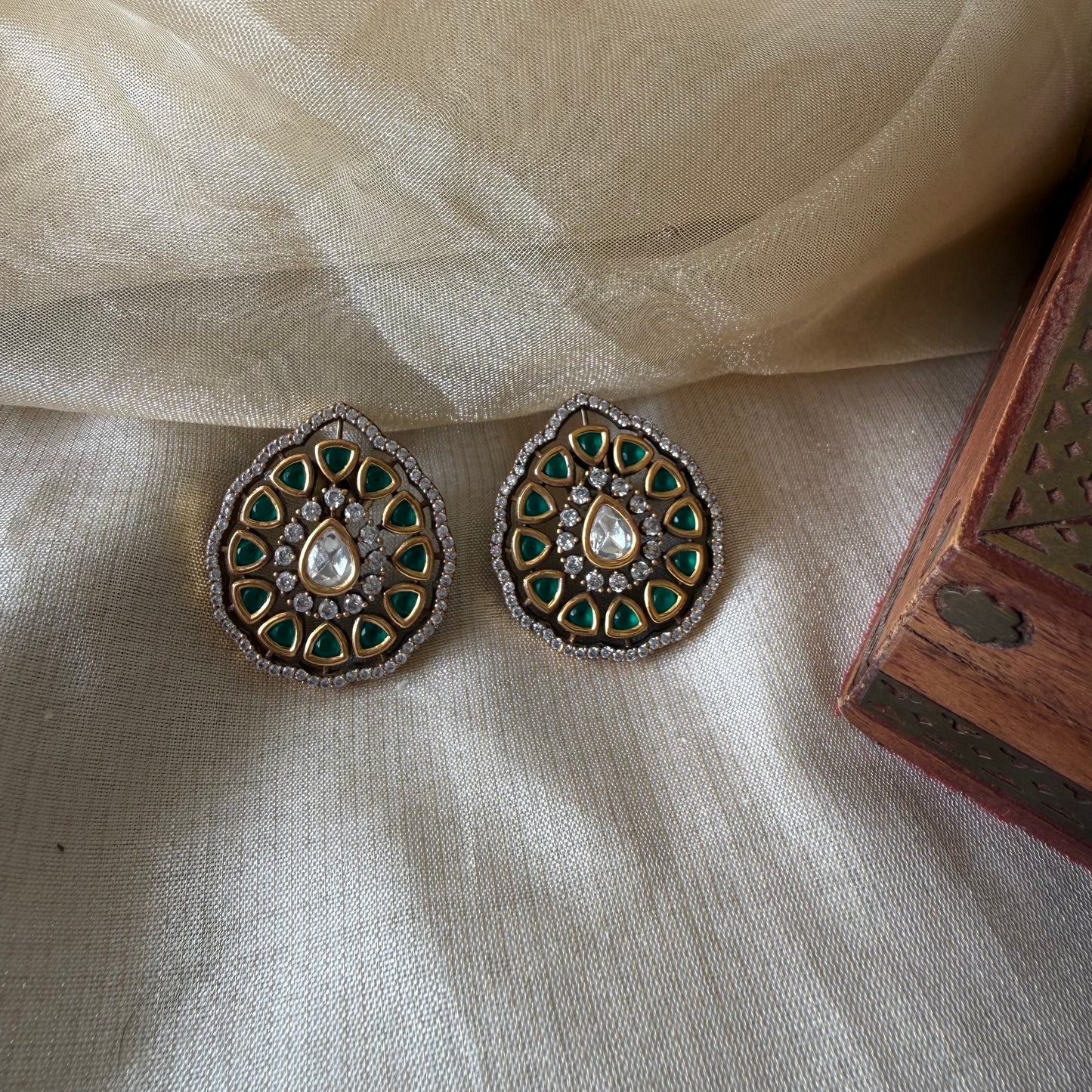 Velvet Veridian Studs