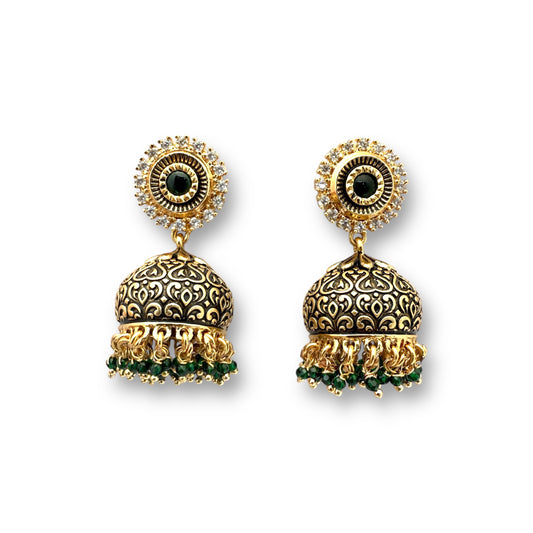 Mini Antique Jhumka Earrings