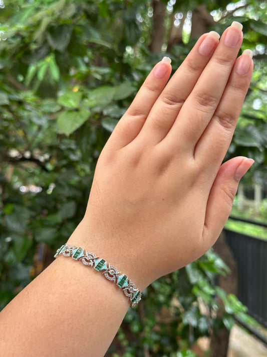 Zyra Silver Luxe Bracelet