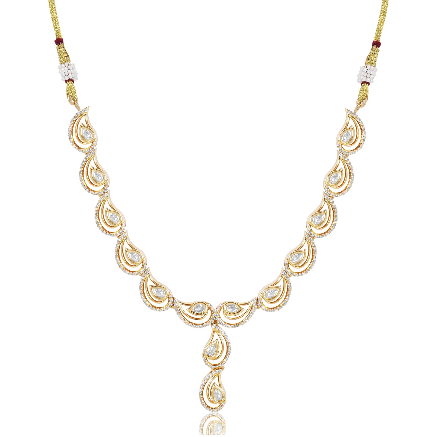 Ratna Teardrop Necklace Set