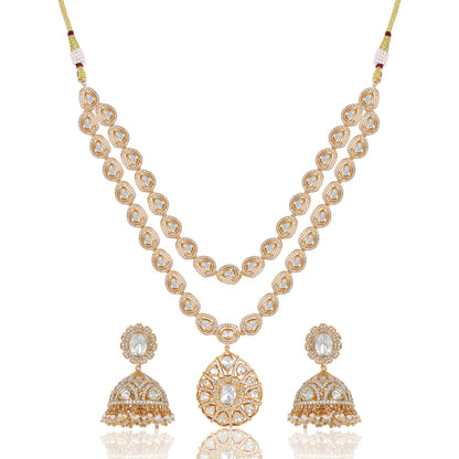 Double-Layer Kundan Necklace Set