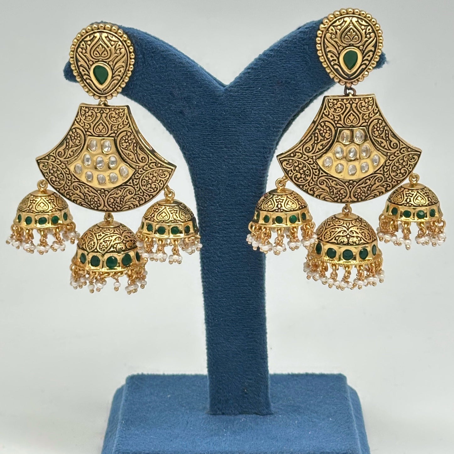 Antique Mini Jhumka Earrings