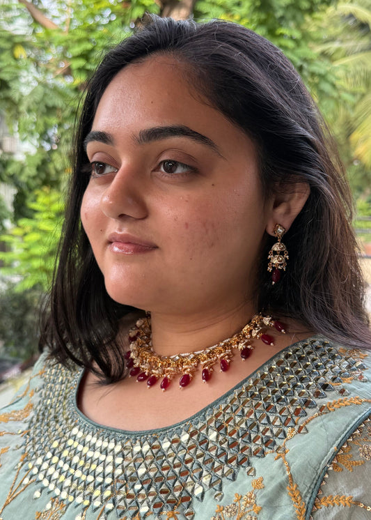 Rohika Meenakari Necklace Set
