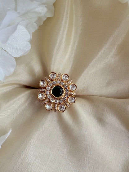 Sanvya Gold Indian Ring