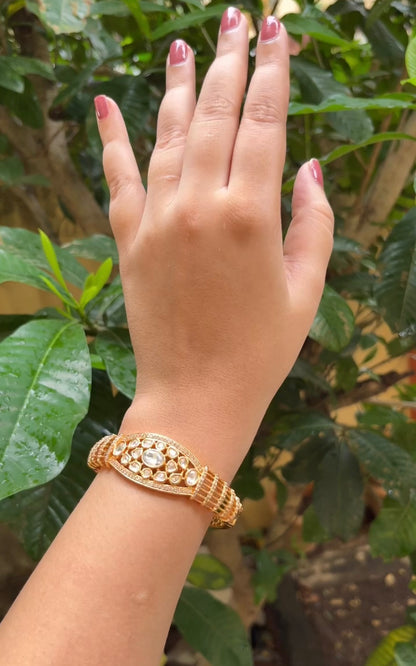 DivyaJaali Luxe Gold Kada