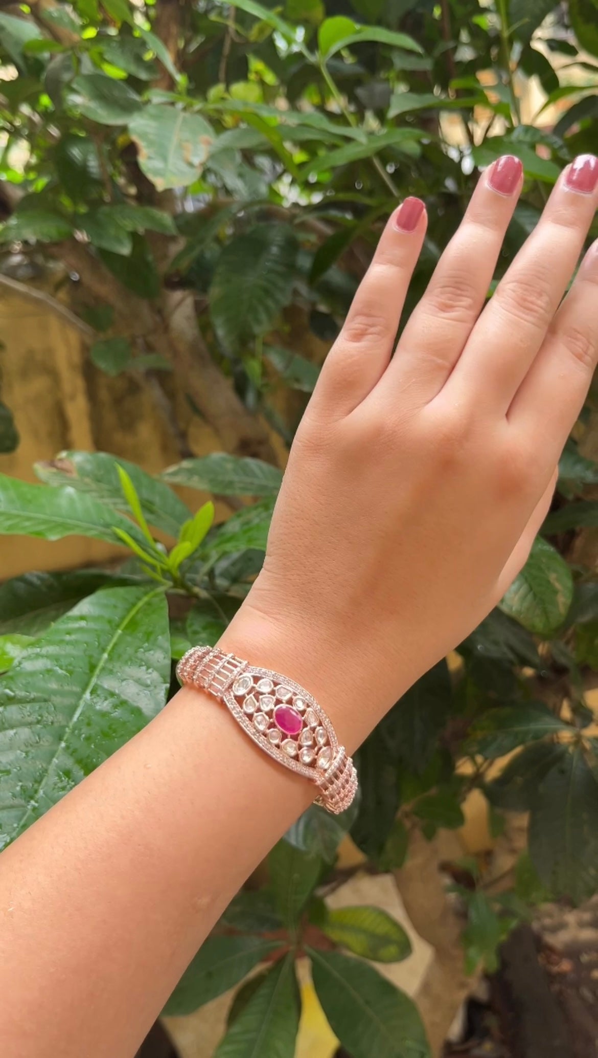 Divyajaali Rosé Gold Kada