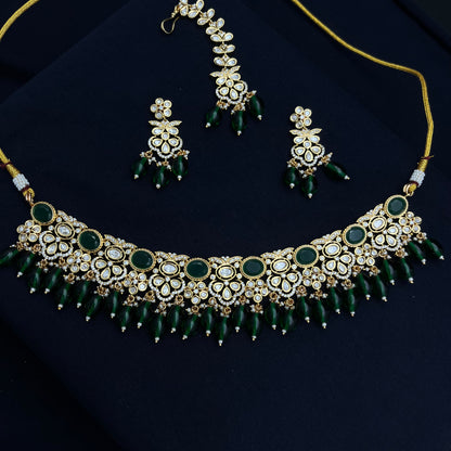 Pota Kundan Necklace Set