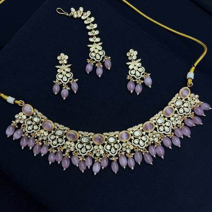 Pota Kundan Necklace Set