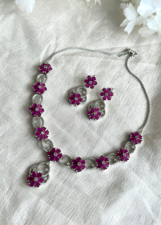 Roshka Silver Necklace set